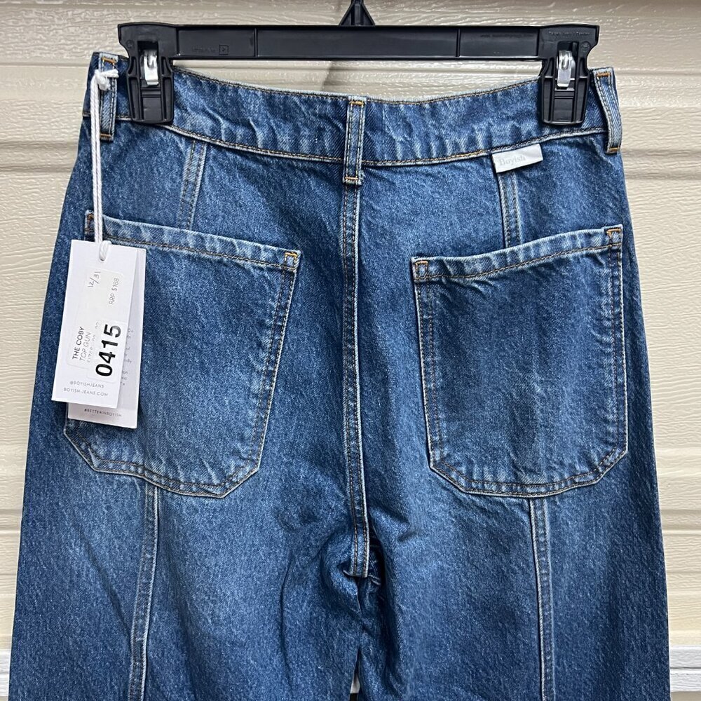 Boyish COBY Womens Denim High Waisted Sz 26 in TOP GUN - Picture 2 of 10